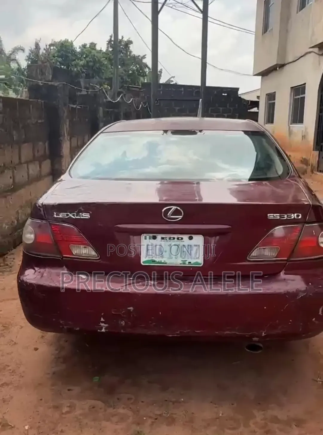 Lexus ES 2004 Burgundy