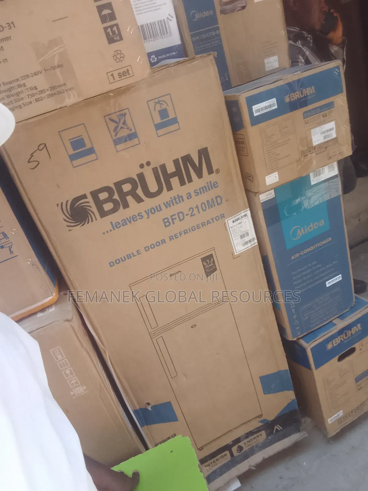 Bruhm Double Door Fridge
