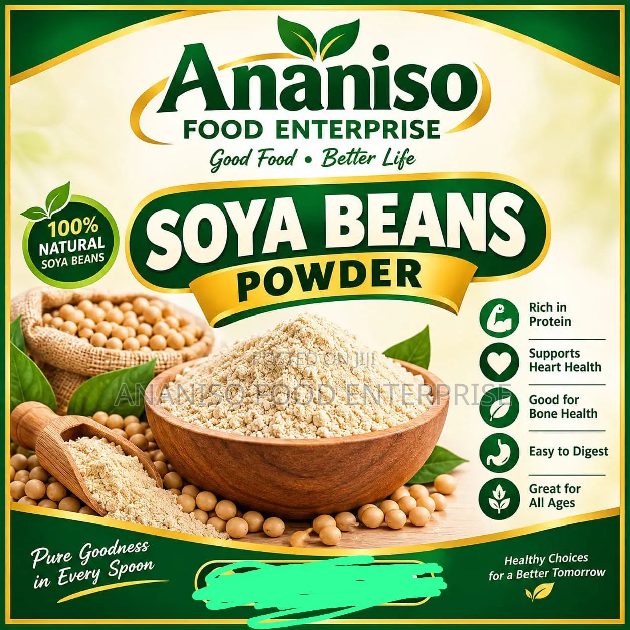 Fufu Flour Powder