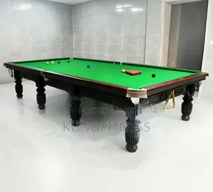 12ft Billiard Snooker Table ( Leather Drop Pockets )