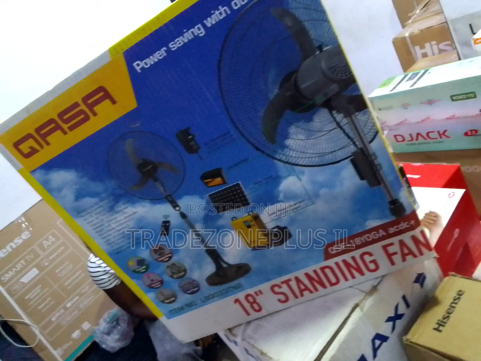 Practical Home Appliance Qasa 18in AC/DC Fan
