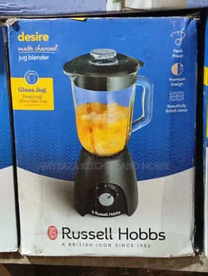 Russell Hobbs Desire Glass Jug Blender - Matte Charcoal (Brand New