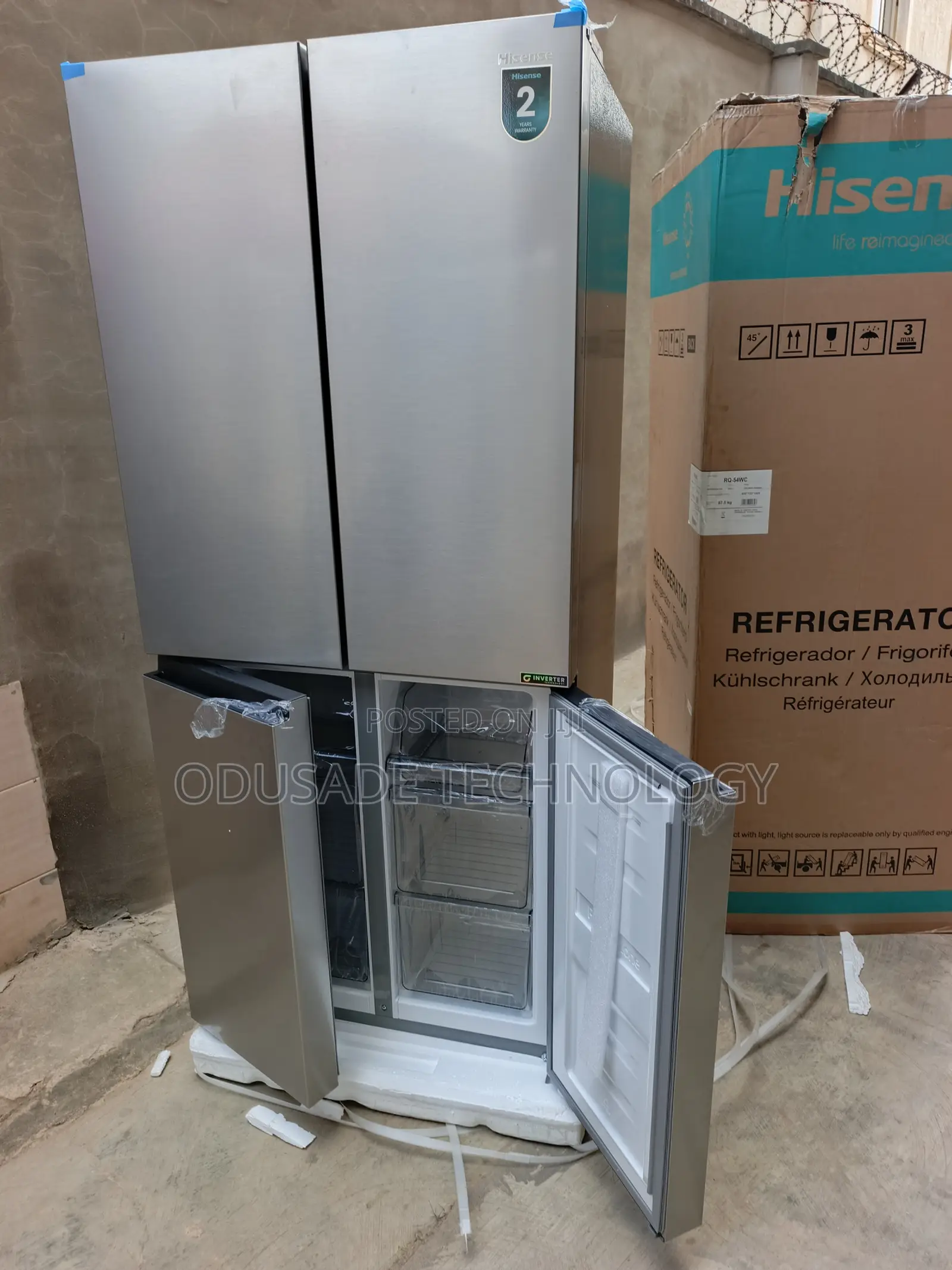 Hisense REF54WC 392L Inverter Kitchen Storage Refrigerator