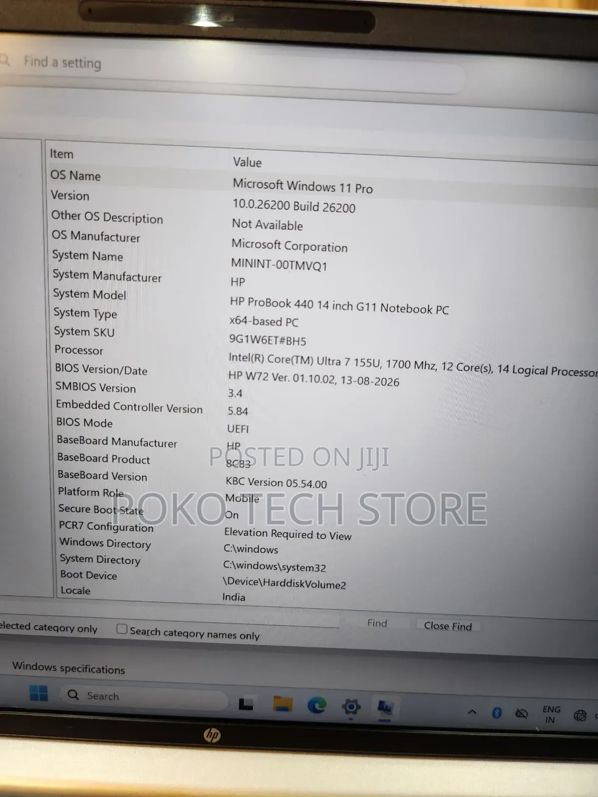 New Laptop HP 16GB Intel Core Ultra 7 HDD+SSD 1T