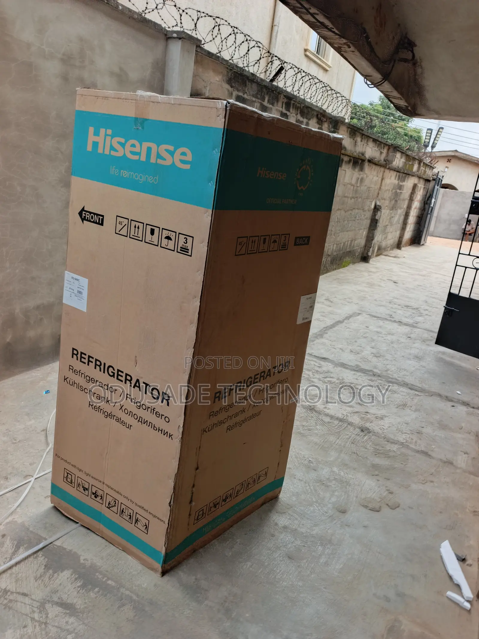 Hisense REF54WC 392L Inverter Four Door Kitchen Fridge