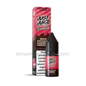 Just Juice White Chocolate Raspberry Cheesecake
