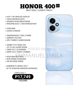 Honor 400 512 GB Blue