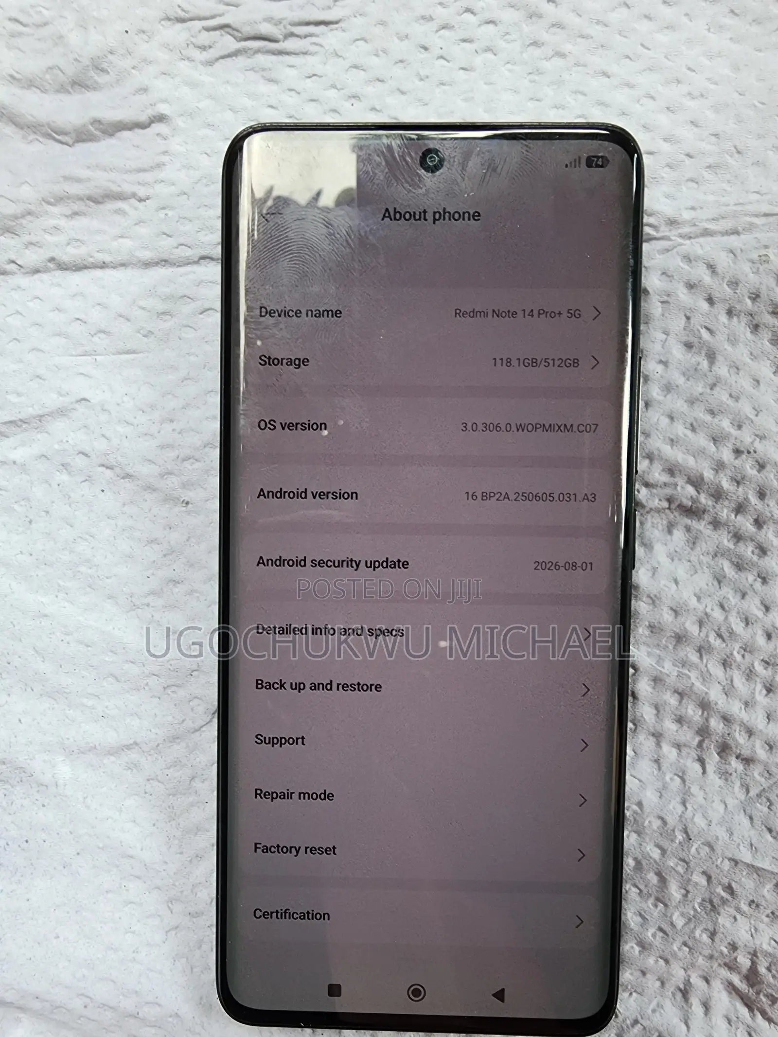 Xiaomi Redmi Note 14 Pro 5G 512 GB Gray