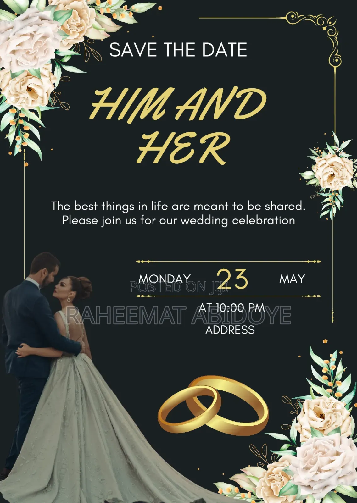 Custom Graphic Design Invitation