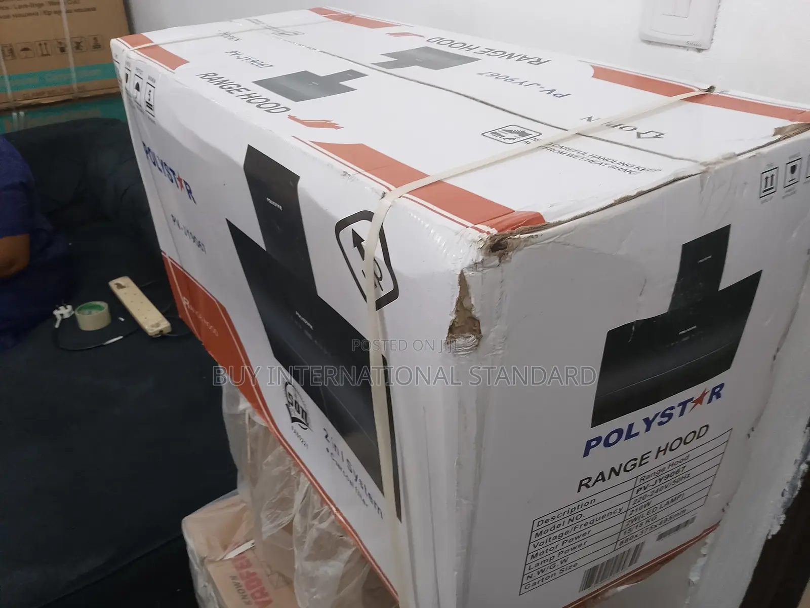Polystar PV-JY9067 Premium Wall Mounted Kitchen Extractor Hood