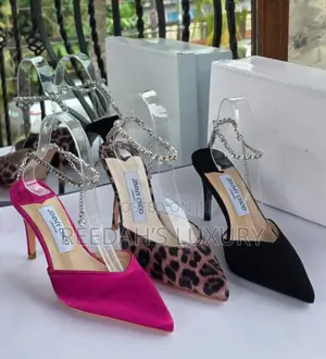 Women’s Crystal Chain Heels