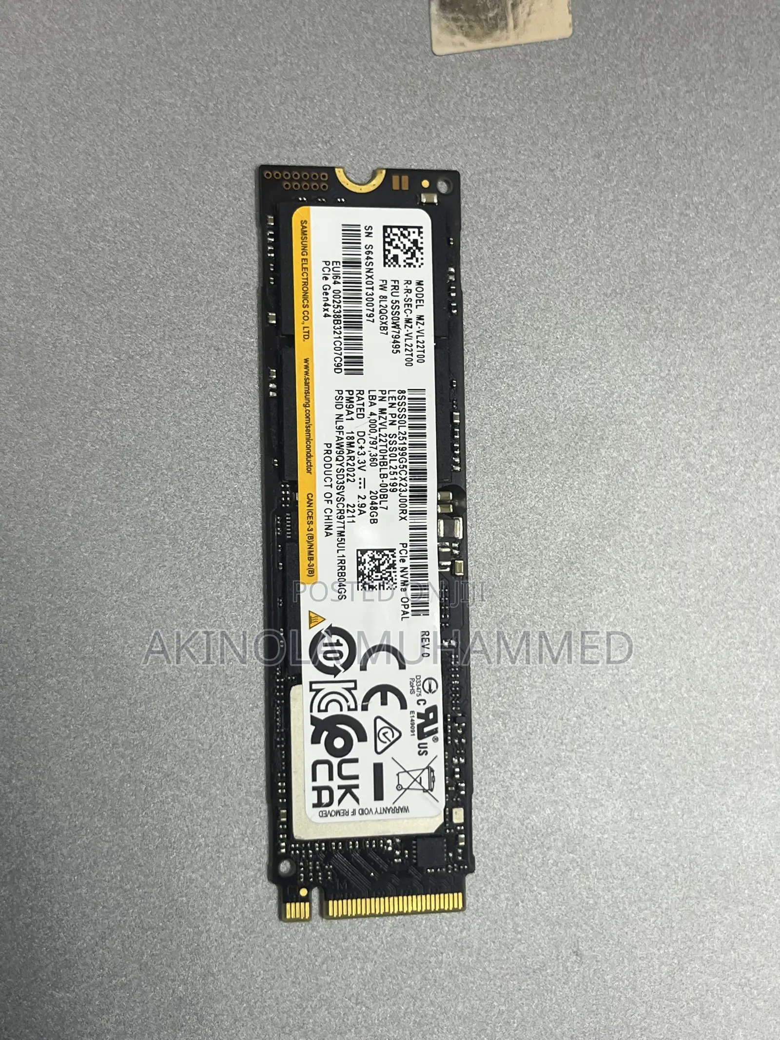 2 Terabyte SSD