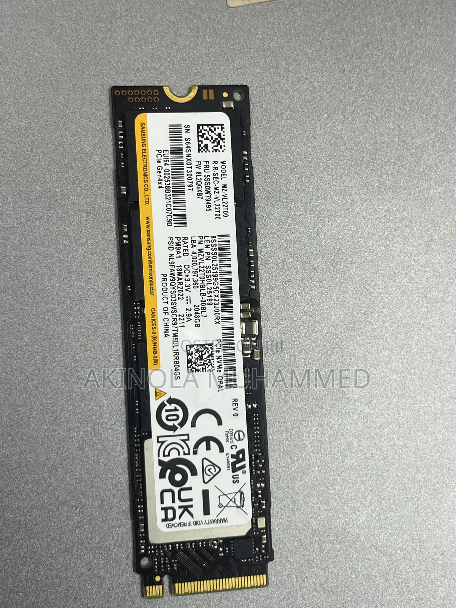 2 Terabyte SSD