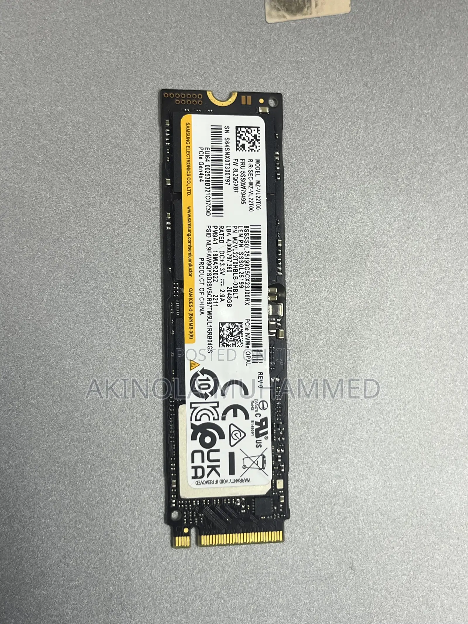 2 Terabyte SSD