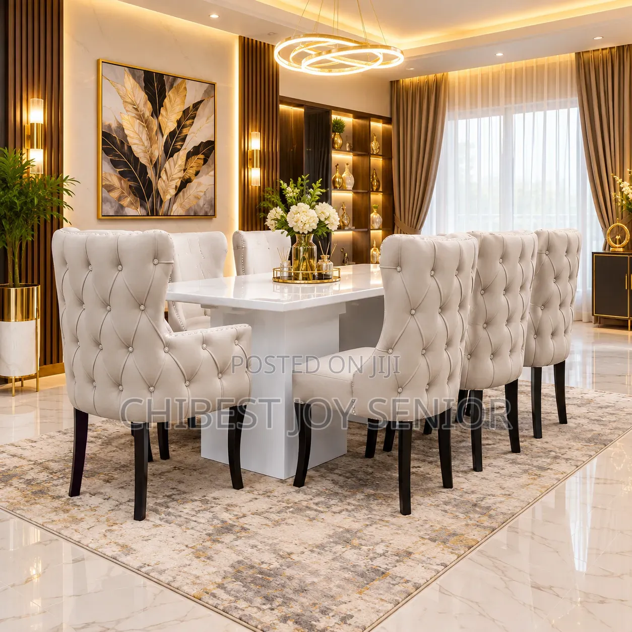 Beautiful 6 Seaters Dinning Set