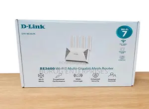 D-Link Be3600 Wi-Fi 7 Multi-Gigabit Mesh Router-Dir-Be364k