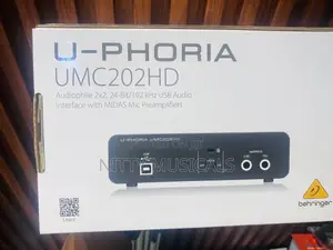 Behringer U-Phoria Umc202hd Audio Interface Sound Card