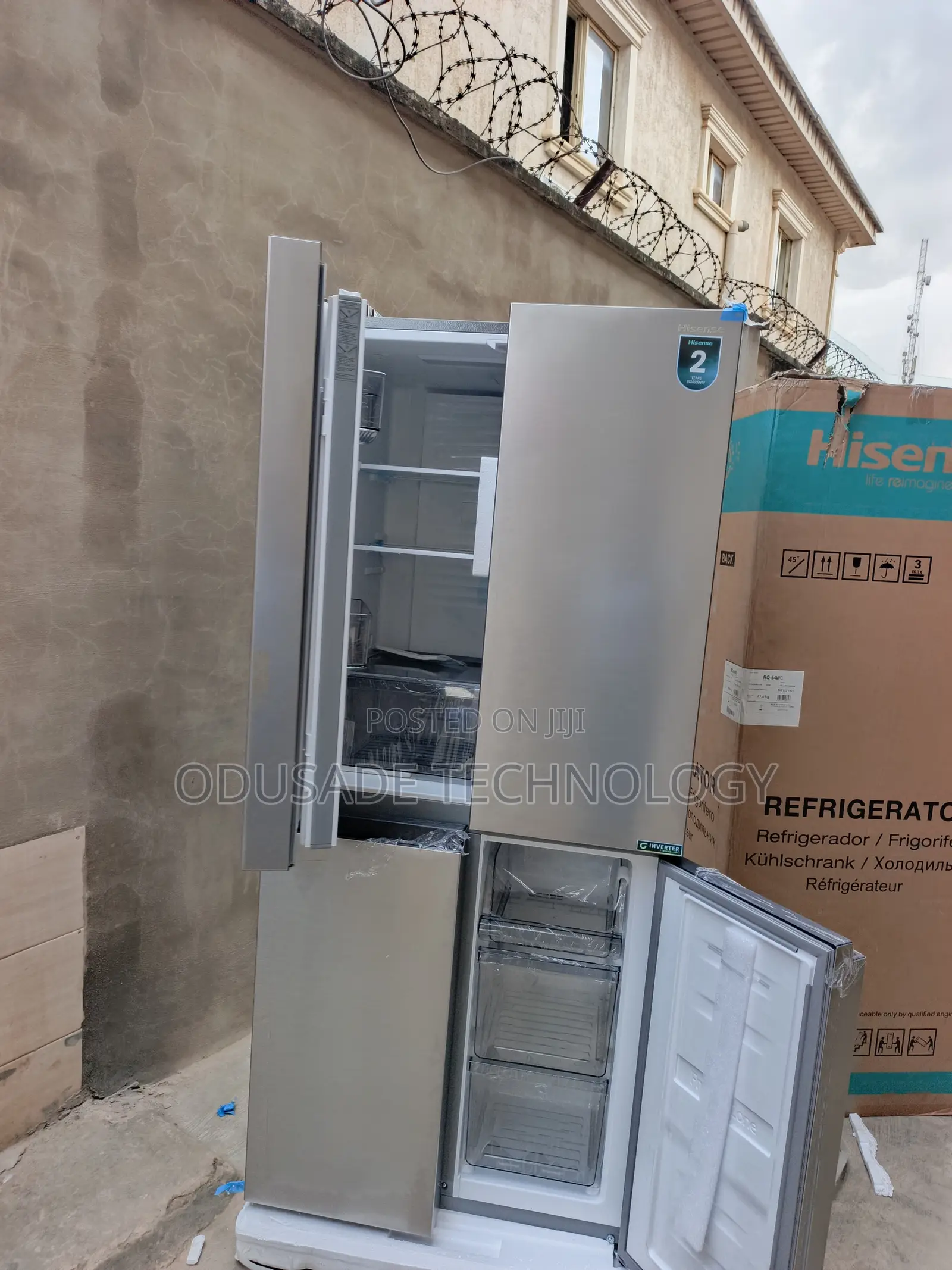 Inverter Hisense REF54WC 392L Spacious Home Refrigerator