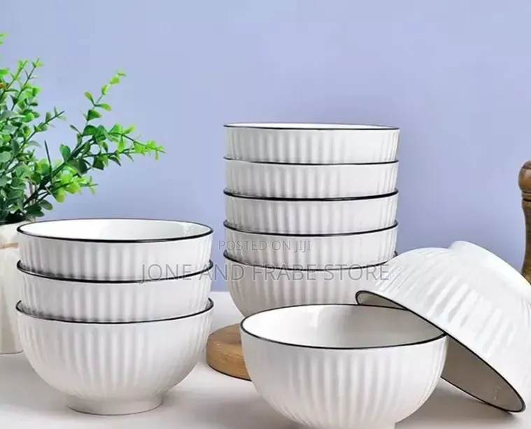 10pcs Sets Ceramic Soup Bowls 4.5-Inches