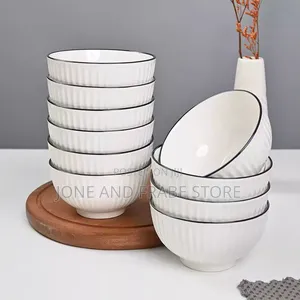 10pcs Sets Ceramic Soup Bowls 4.5-Inches