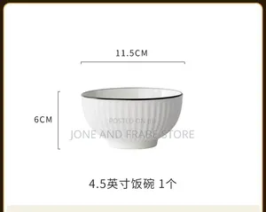 10pcs Sets Ceramic Soup Bowls 4.5-Inches