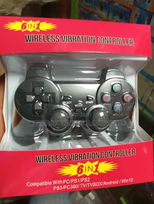 Wireless Vibration Game Controller - 6in1