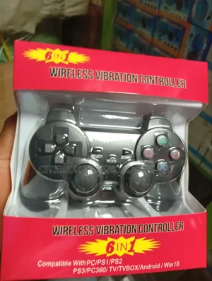 Wireless Vibration Game Controller - 6in1