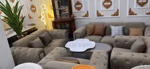 Classic Sittings Room Sofa Turkish Luxury Center Table and Bar