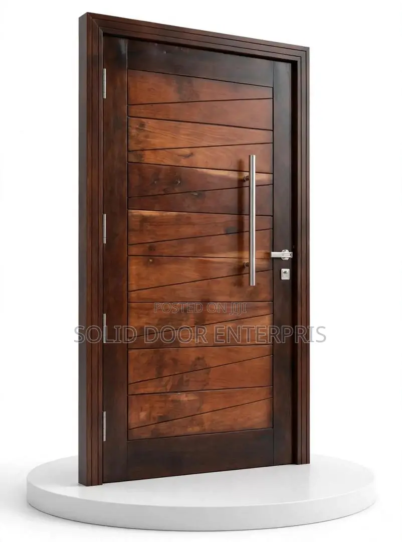 A Hardwood Top-Grade Mahogany Security Door
