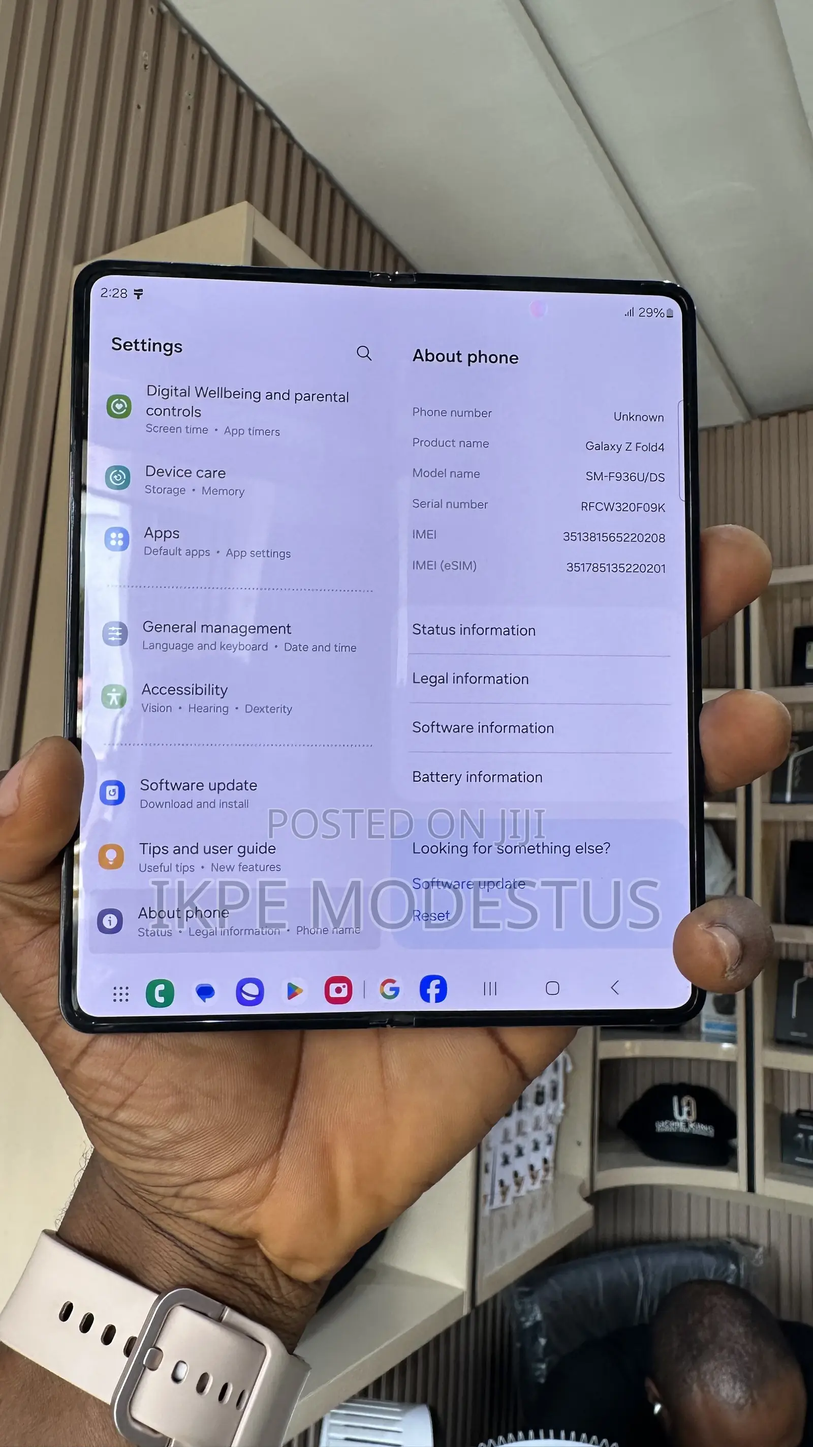 Samsung Galaxy Z Fold4 512 GB Black