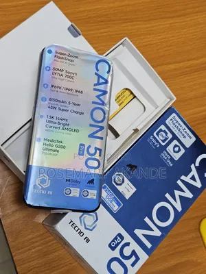 Tecno Camon 50 Pro 256 GB Black