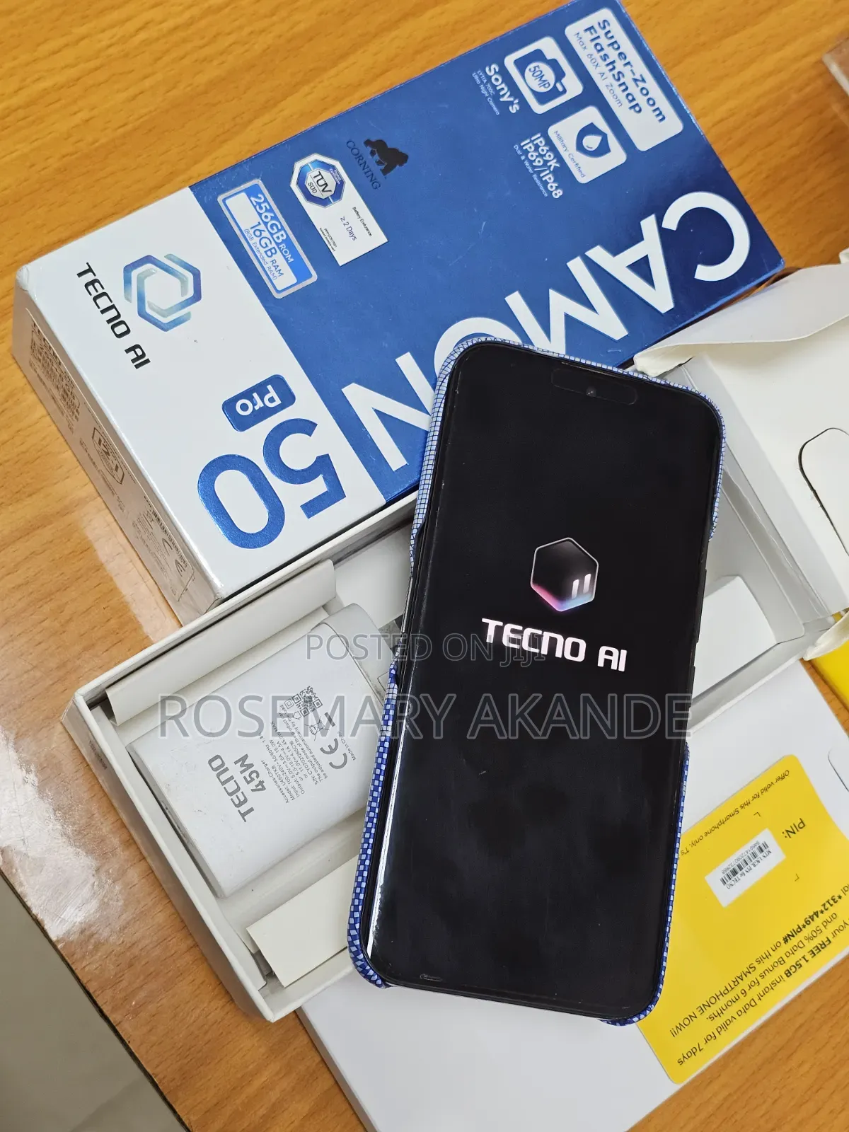 Tecno Camon 50 Pro 256 GB Black