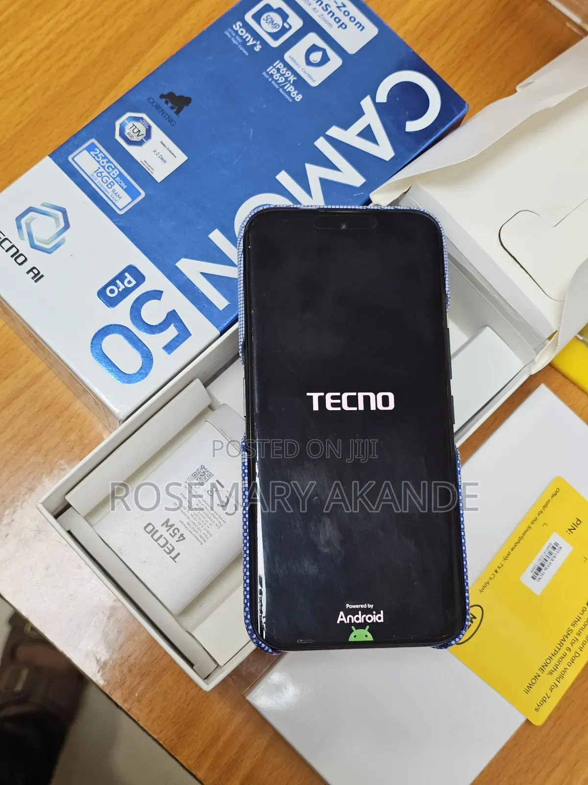 Tecno Camon 50 Pro 256 GB Black