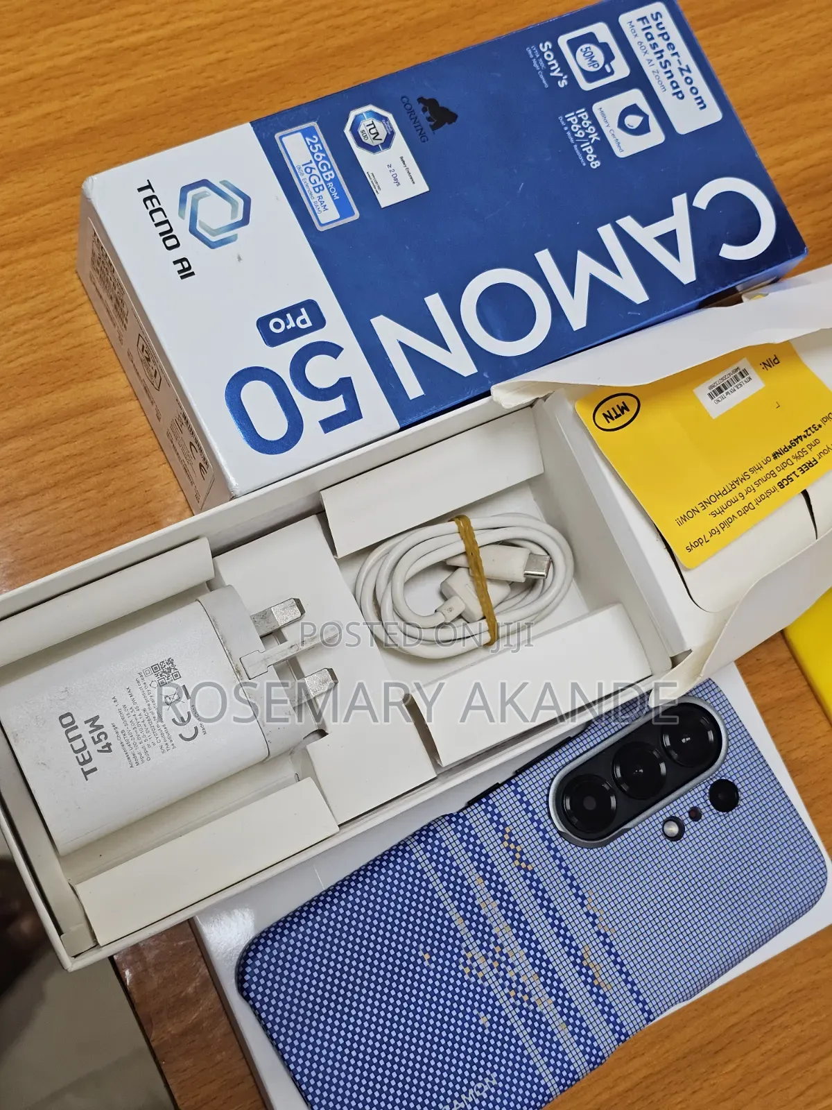 Tecno Camon 50 Pro 256 GB Black