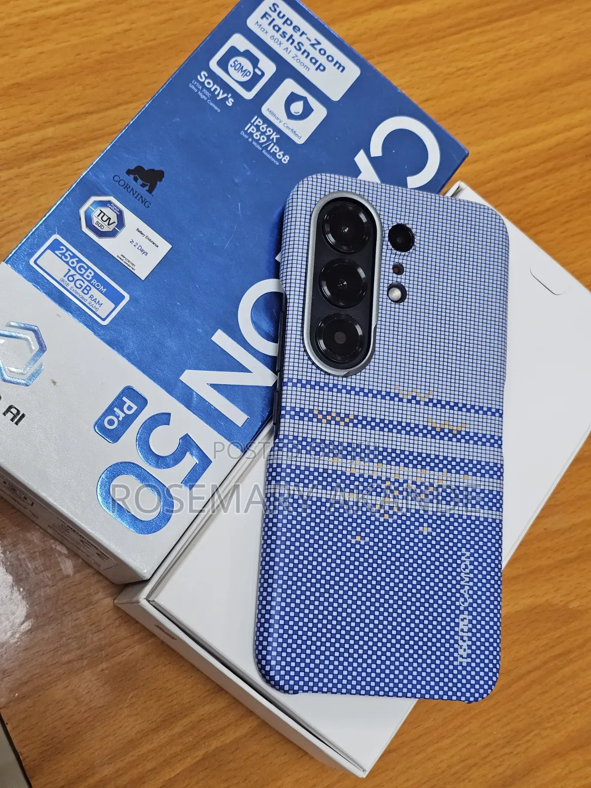 Tecno Camon 50 Pro 256 GB Black