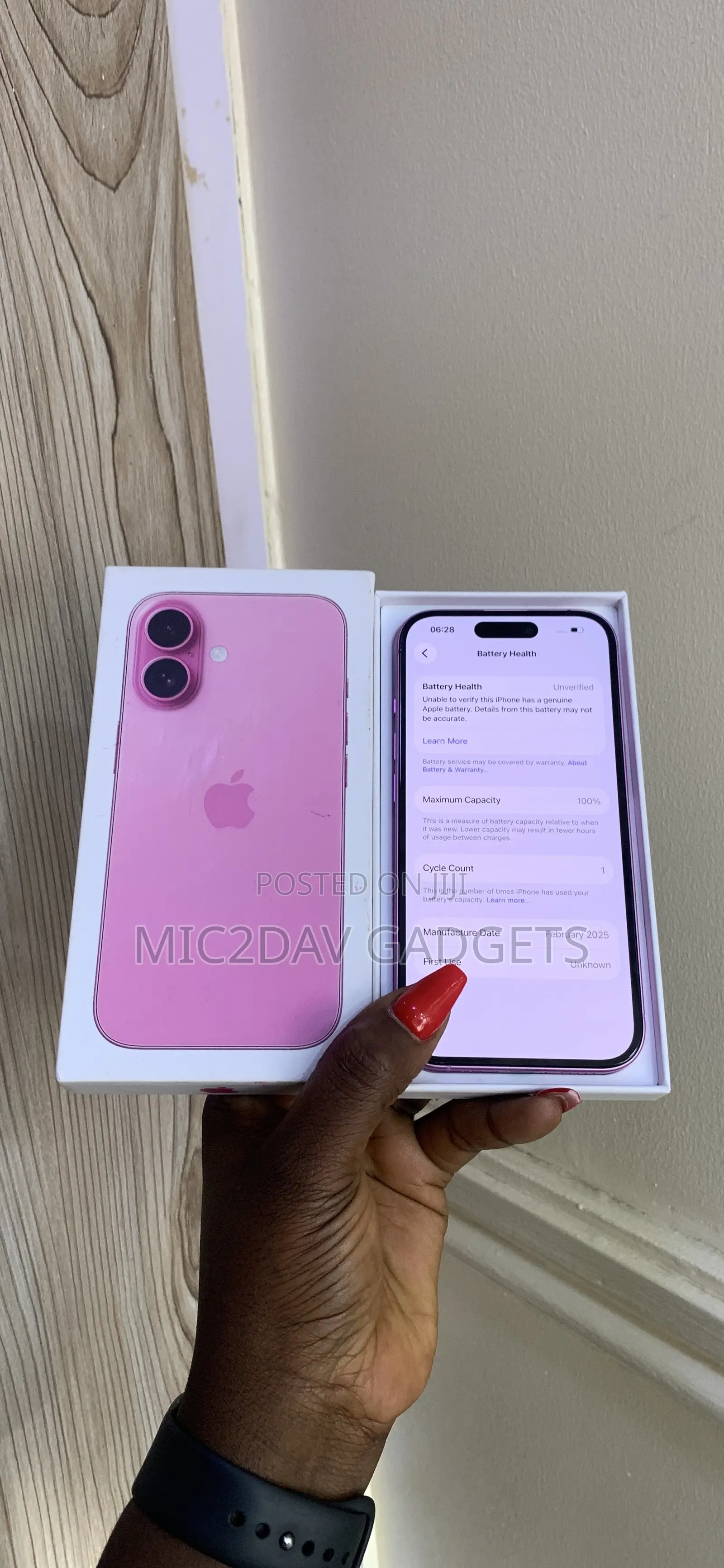 Apple iPhone 16 128 GB Pink