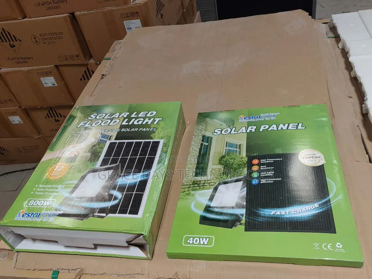 800watt Solar Flood Light