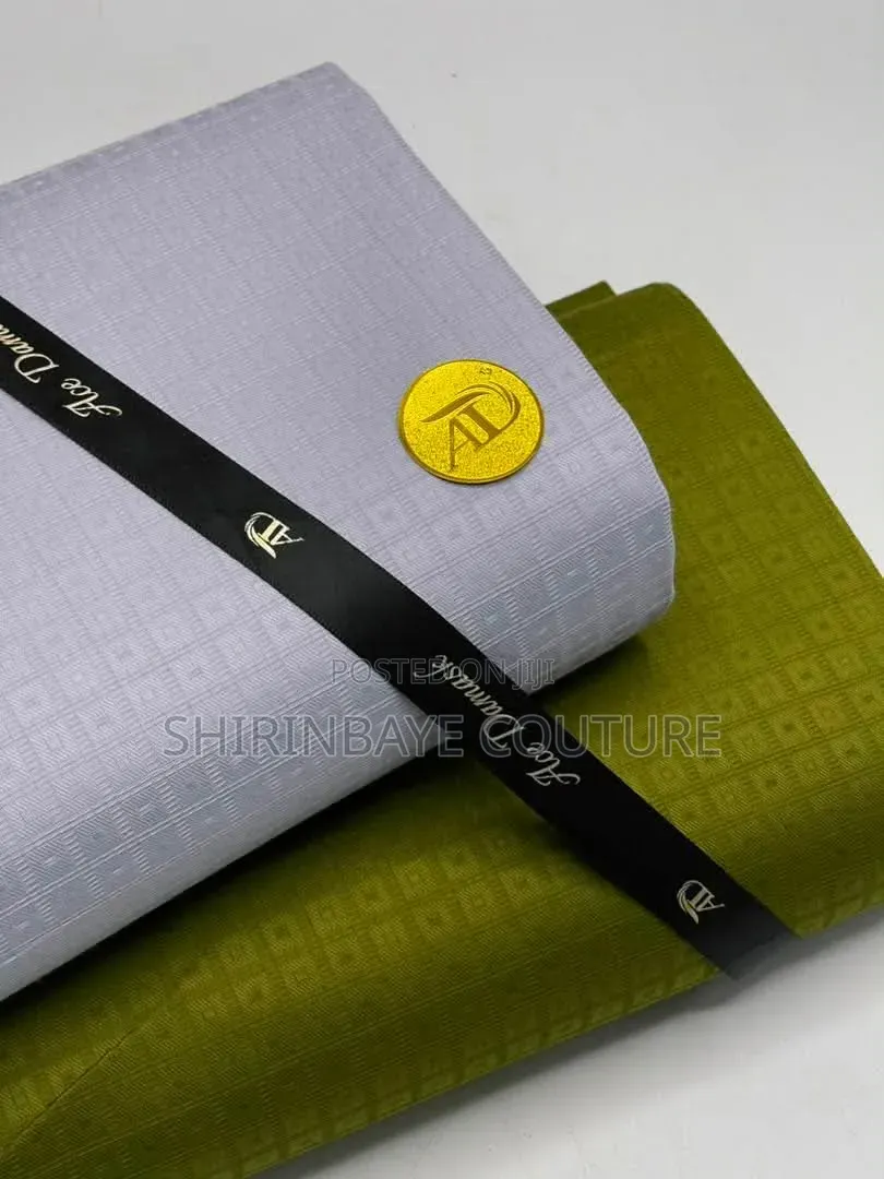 Ace Damask Swiss Fabric for Men - 5 Yards