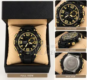 Casio G-Shock Black & Gold Analog-Digital Watch