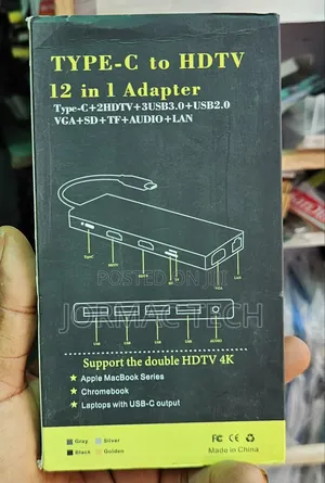 Type -C to HDTV 12 in 1