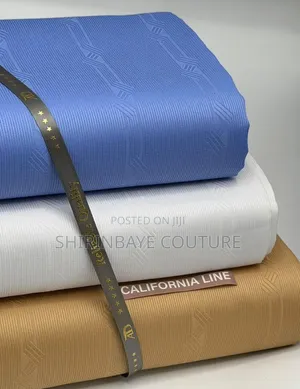 California Line Swiss Fabric for Men - 5 Yards