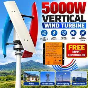 Buy High Quality 5000W 48V Vertical Wind Turbine