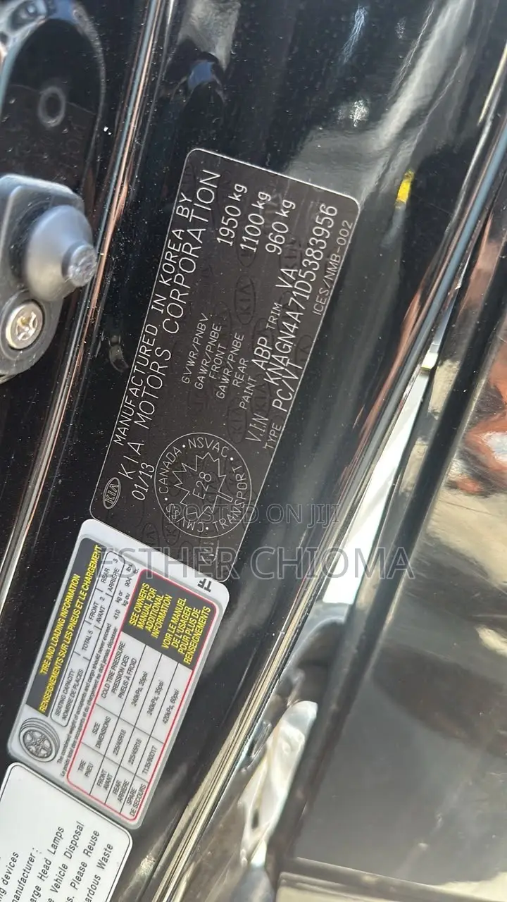 Kia K5 2013 Black