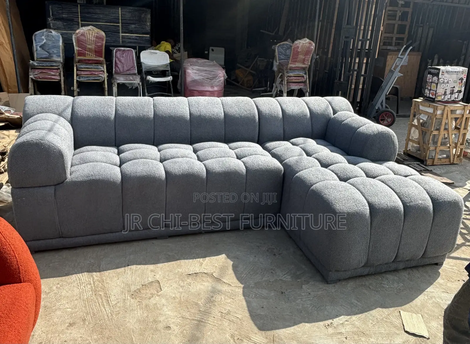 Quality Modern L-Shaped Upholstery Fabric Sofa