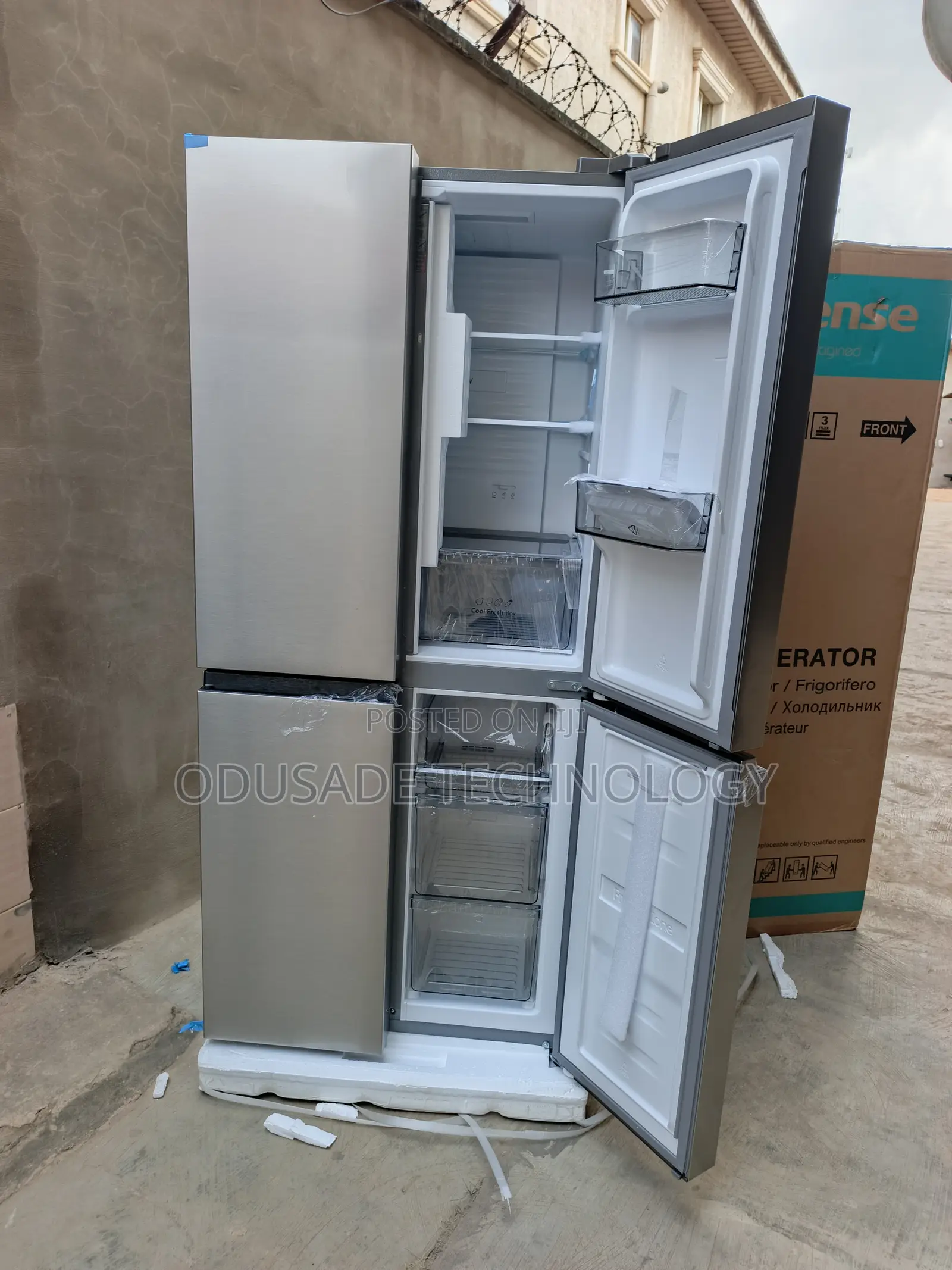 REF54WC Hisense 392L Inverter Kitchen-Friendly 4-Door Fridge