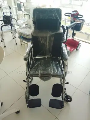 Commod Wheelchair With High Back Rest