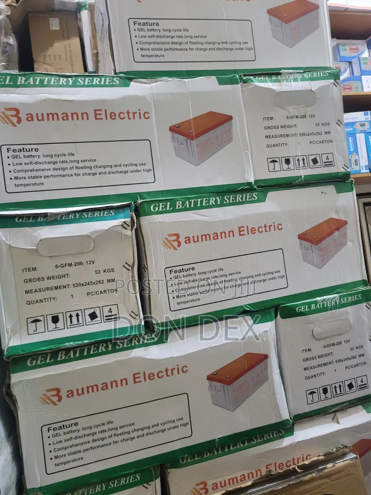 200ah 12 Baumann Gel Battery
