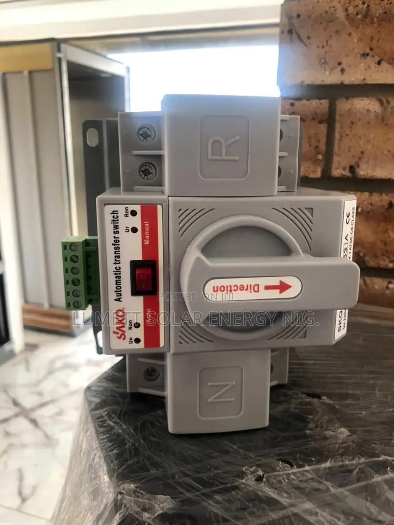 Sako Automatic Changeover Switch for Solar Power Installations