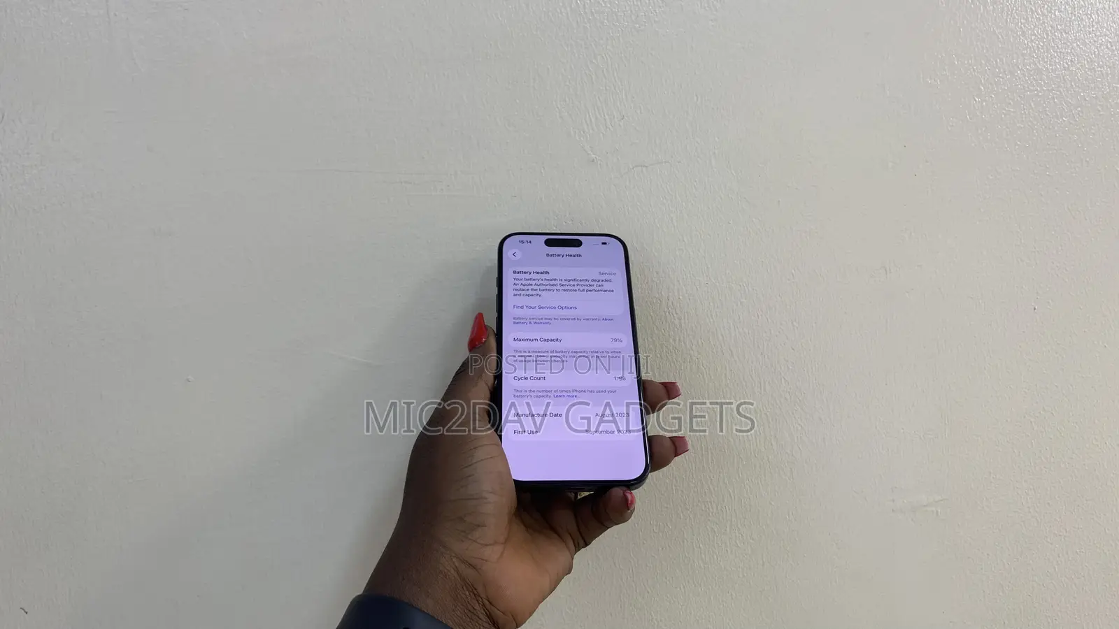 Apple iPhone 15 Pro 128 GB Blue