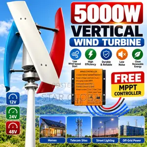 High Quality 5000W Vertical 48V Wind Turbine